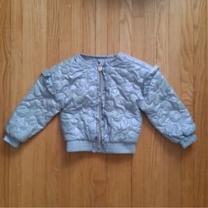 Kids Quilted Light Blue Jacket